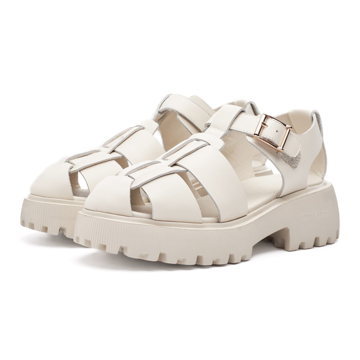 WODEN STB WOMENS Posey Fisherman Sandals 813 Ivory