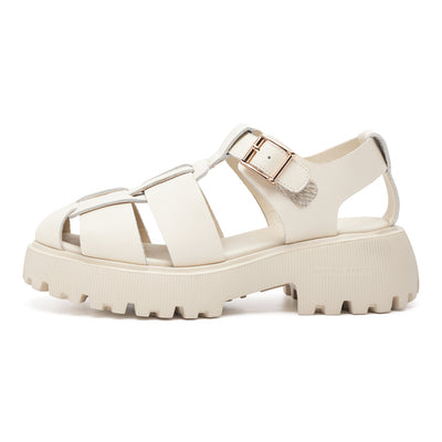WODEN STB WOMENS Posey Fisherman Sandals 813 Ivory