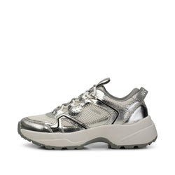 WODEN Sif Metallic Sneakers 511 Blanc de Blanc