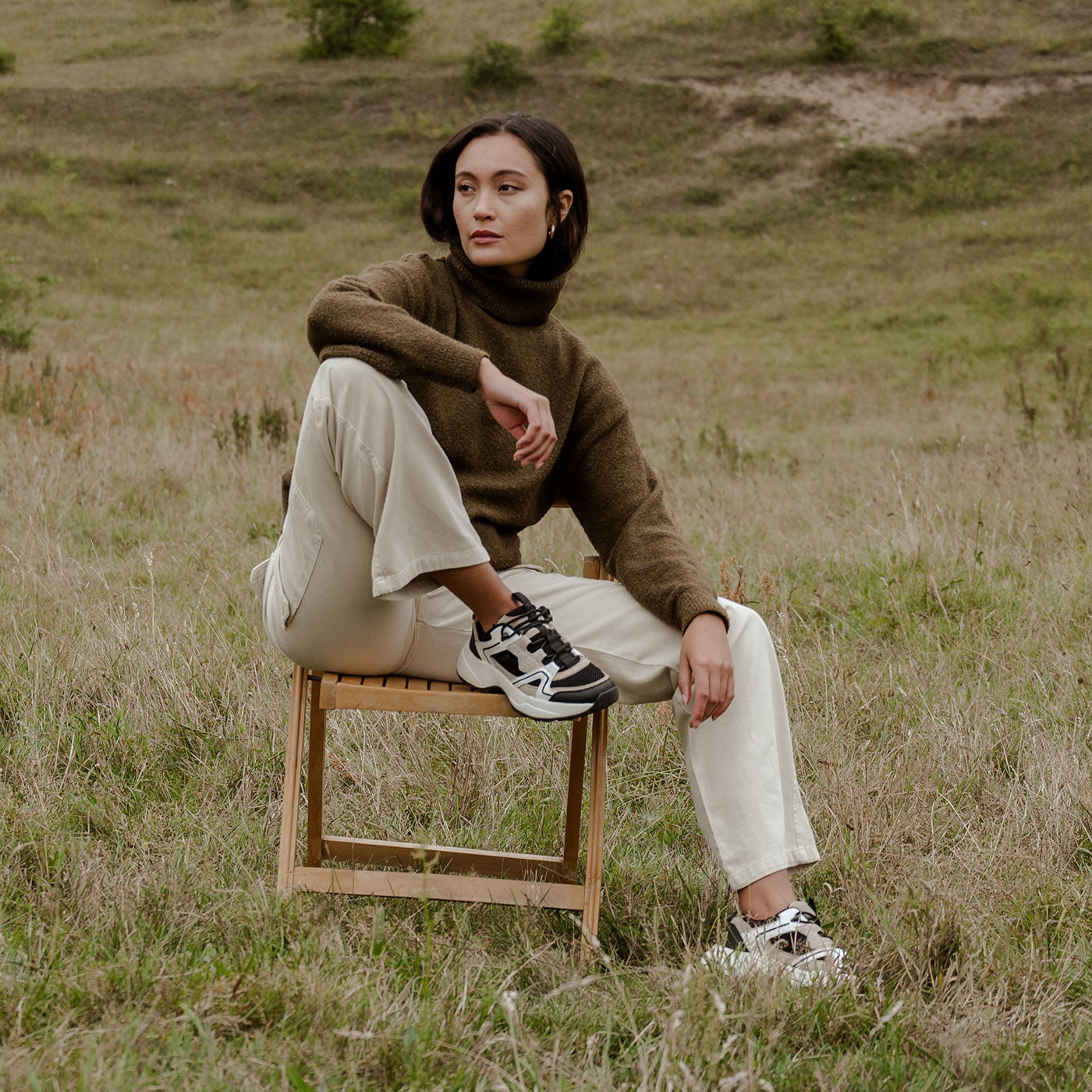 WODEN Sif Tech Sneakers 852 Coffee Cream
