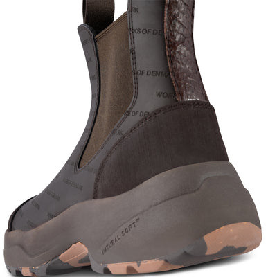 WODEN Siri Heritage Rubber Boots 063 Chocolate
