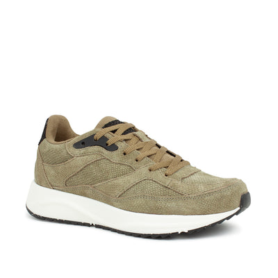WODEN Sophie Snake Suede II Sneakers 581 Lizard Green