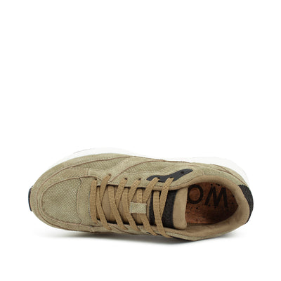 WODEN Sophie Snake Suede II Sneakers 581 Lizard Green