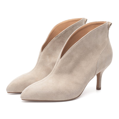 WODEN STB WOMENS Valentine Low Cut S Heels 776 Silver Mink