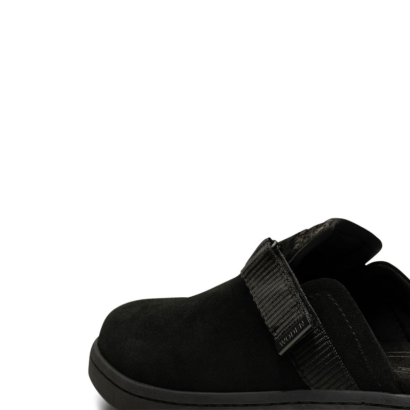 WODEN Vega Clog Suede Sandals 020 Black