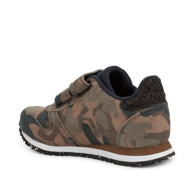 WODEN KIDS Ydun Animal Suede Sneakers 331 Camouflage