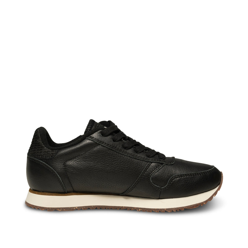 WODEN Ydun Leather Zipper Sneakers 020 Black