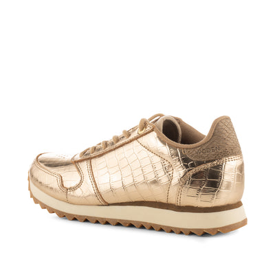WODEN Ydun Shiny Leather Sneakers 400 Champagne