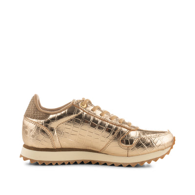 WODEN Ydun Shiny Leather Sneakers 400 Champagne
