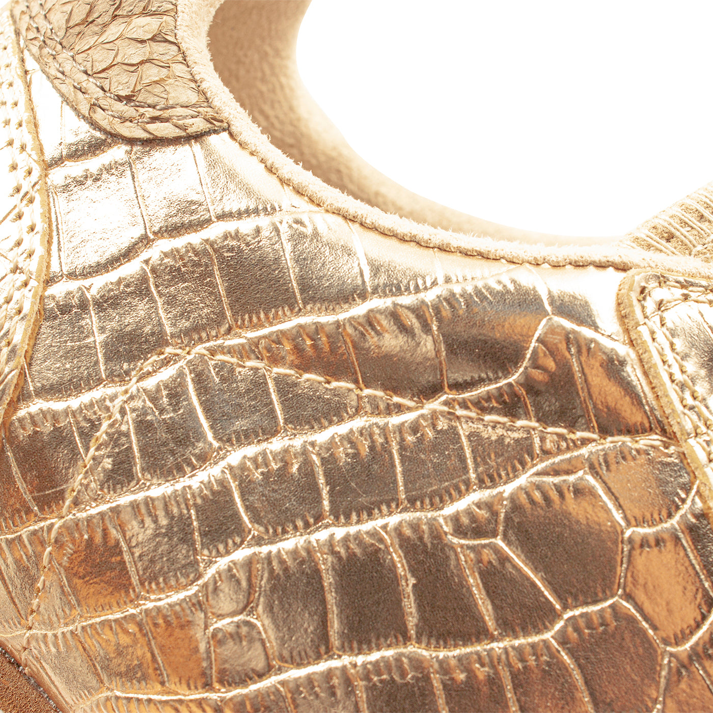 WODEN Ydun Shiny Leather Sneakers 400 Champagne