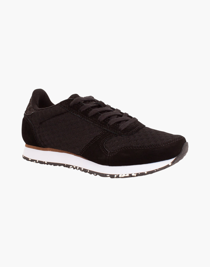 Woden Dames Ydun Suede Mesh II Sneakers Kaki