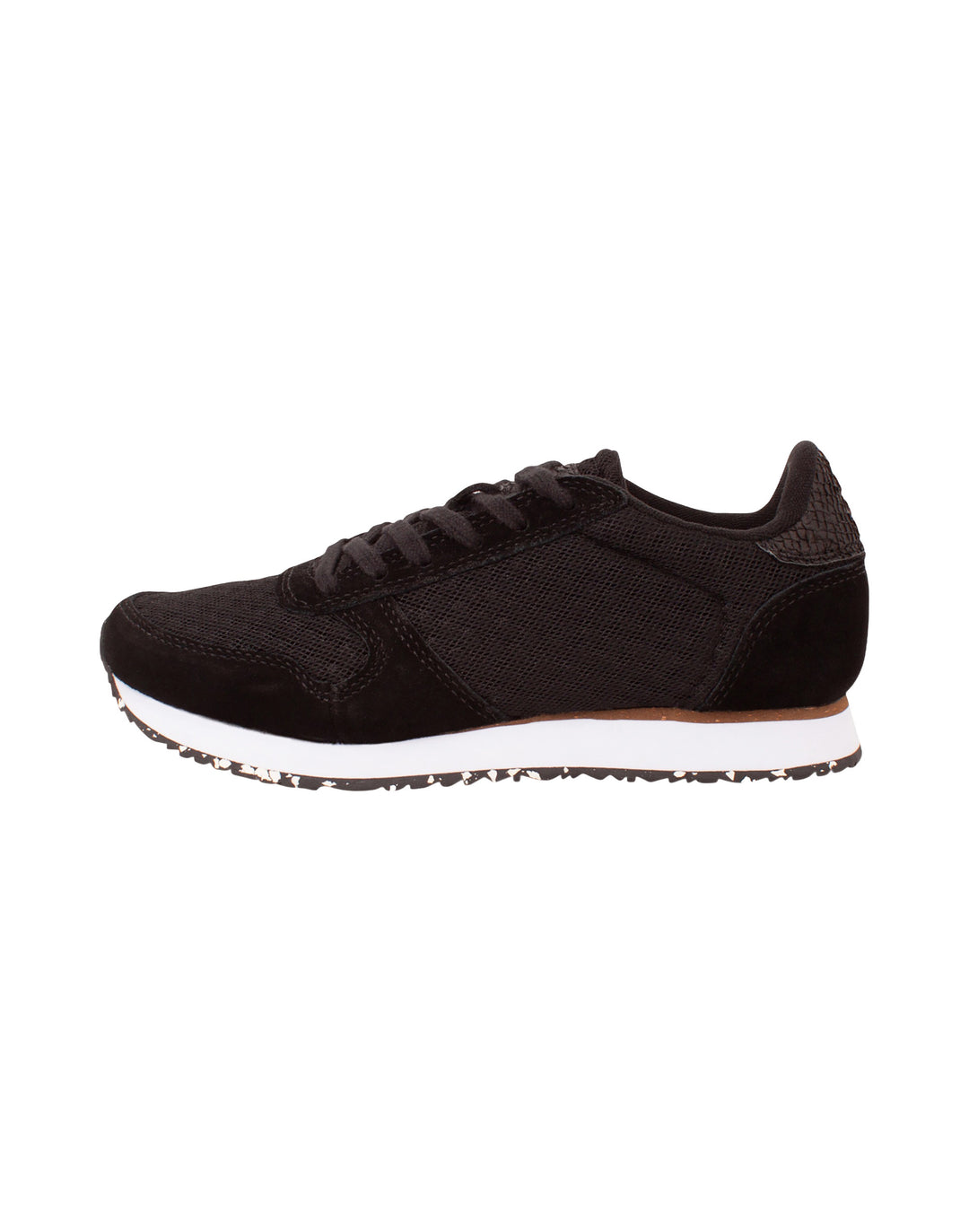 Ydun Suede Mesh II - Black – wodenstore.nl