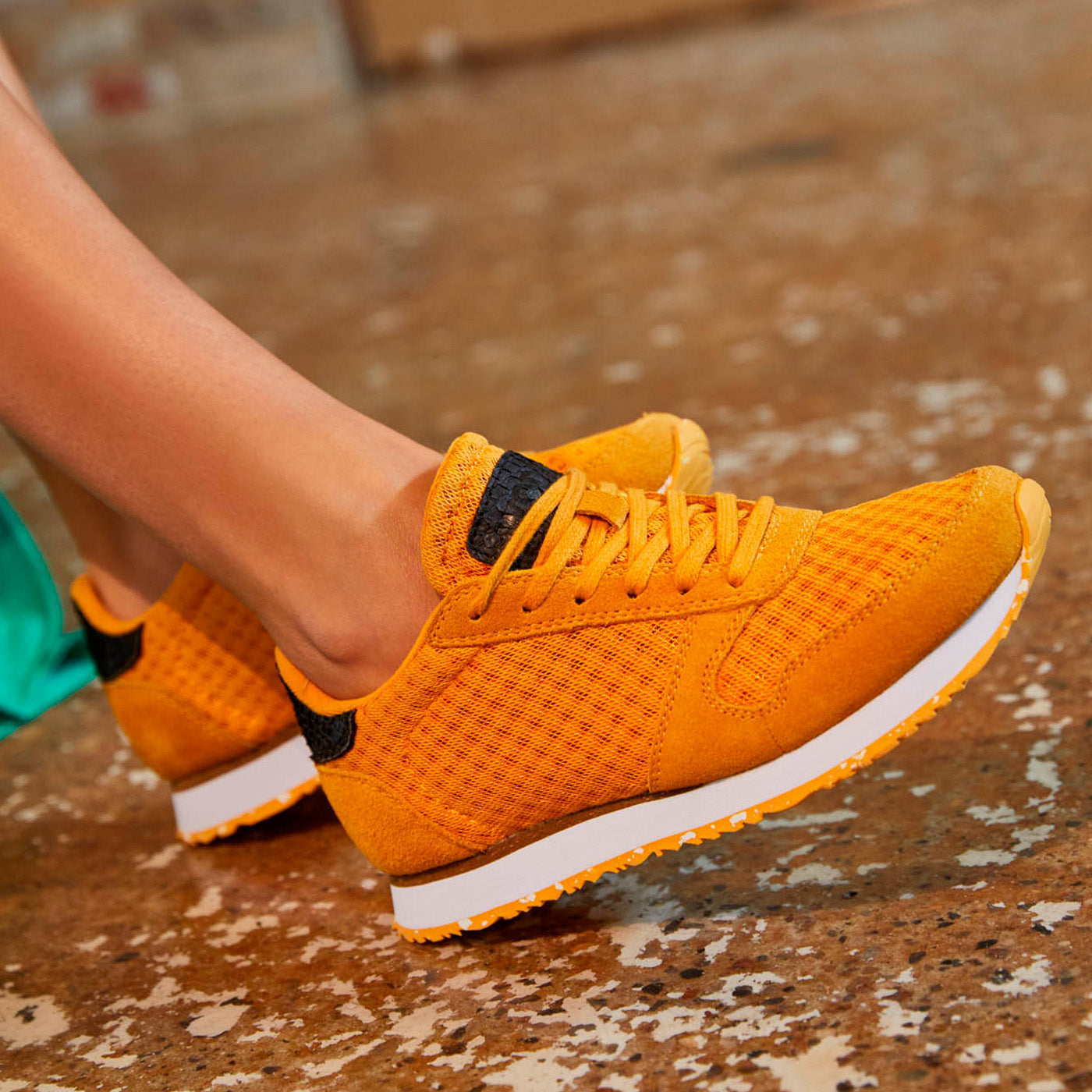 WODEN Ydun Suede Mesh II Sneakers 637 Autumn Blaze