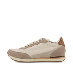 Jansen retro sneaker textile Taupe Koop online bij WODEN