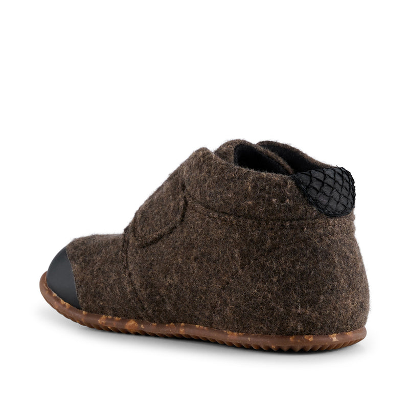 WODEN KIDS Kim Felt Home shoes 809 Brown Melange