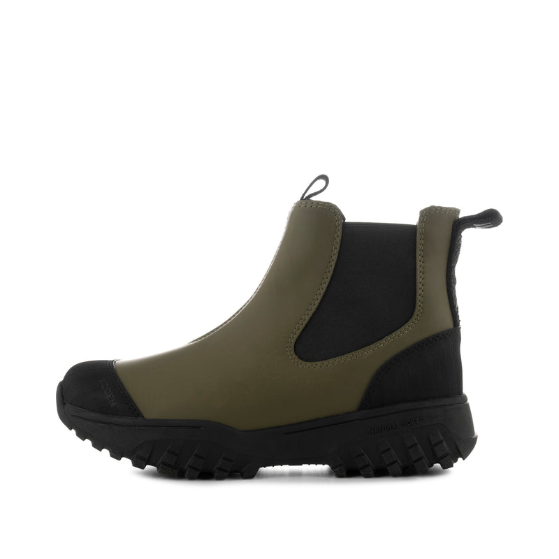 WODEN Magda Track Waterproof Rubber Boots 295 Dark Olive