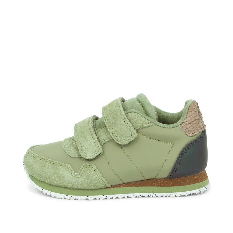 WODEN KIDS Nor Suede Sneakers 306 Dusty Olive