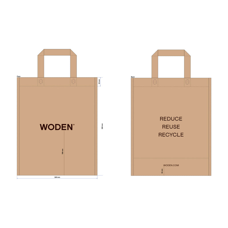 POS Materials WODEN shoppingbag Small POS 705 Beige